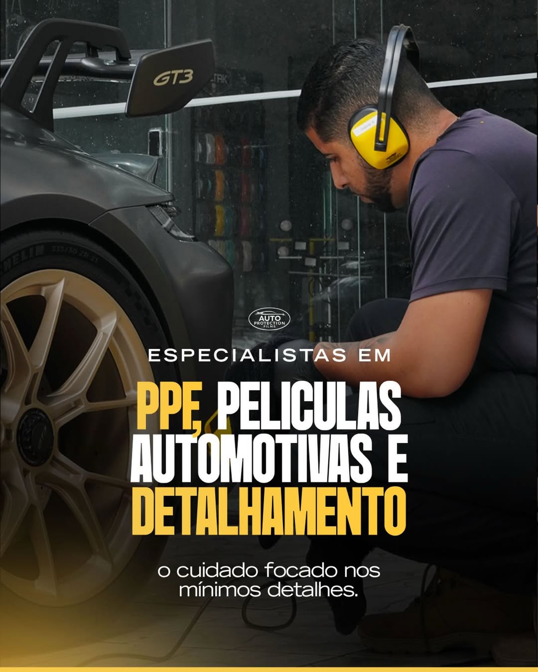 Especialistas em PPF, películas automotivas e detalhamento